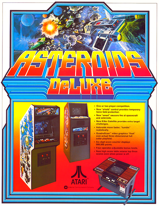 Asteroids Deluxe (rev 2) MAME2003Plus Game Cover